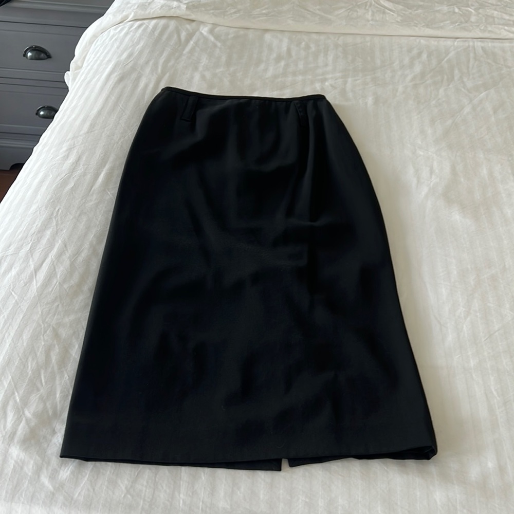Jean Paul Gaultier black pencil skirt size 6